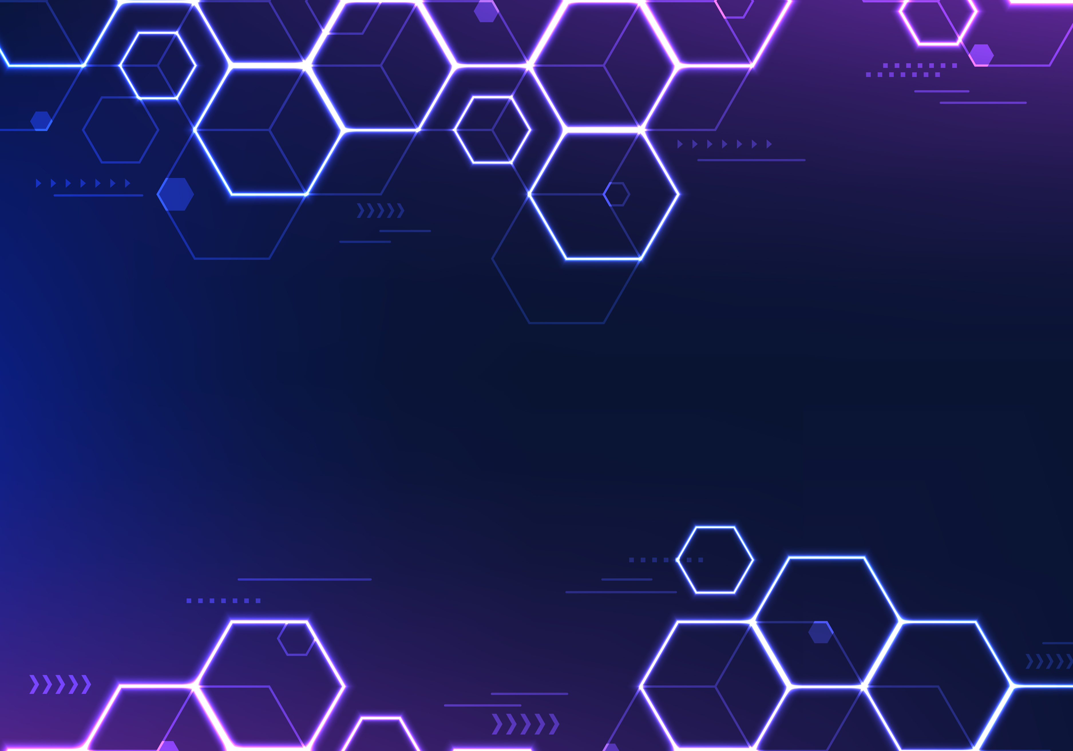 Abstract innovation technology background blue and purple neon l