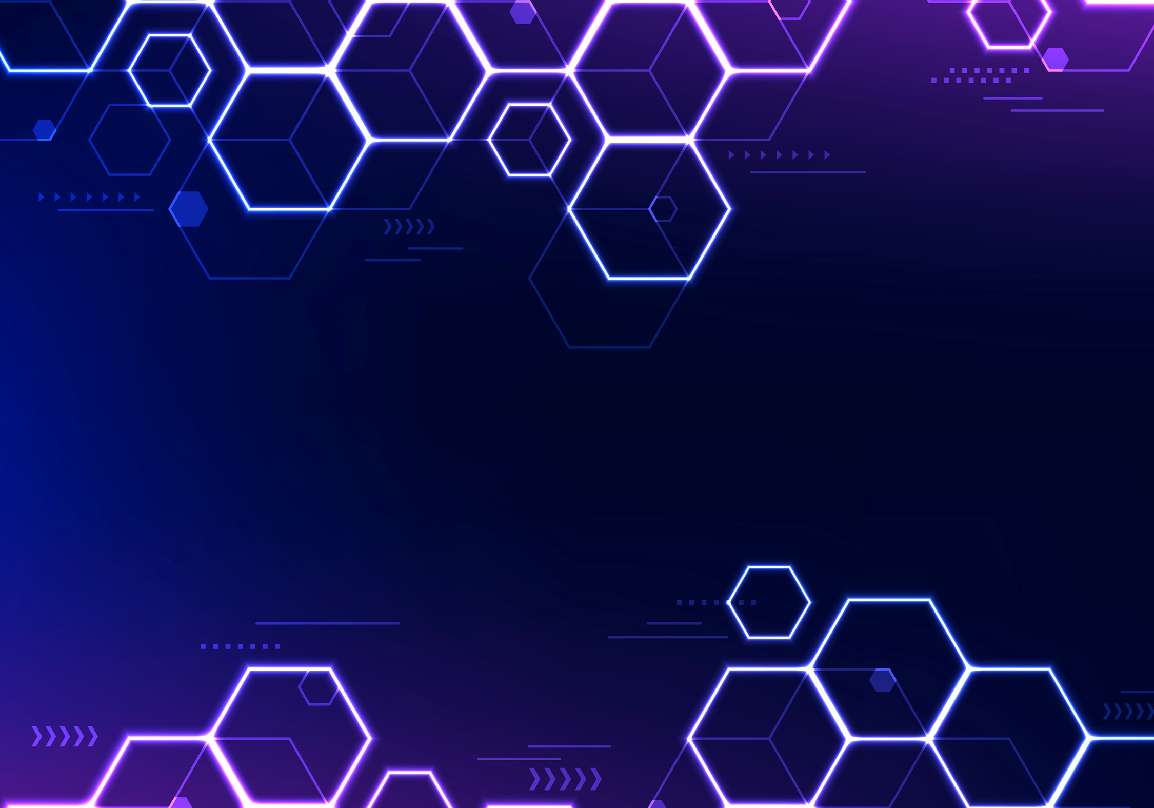 Abstract innovation technology background blue and purple neon l